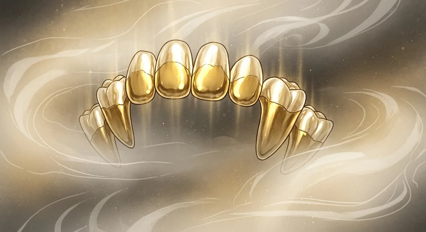 Gold Teeth Dream Meaning: What Korean Dream Tradition Says About Golden Smiles