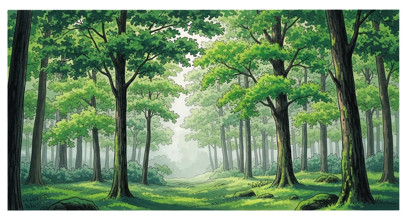 Green Color Dream Meaning: Vitality, Growth, and Fortune in Korean Dream Lore