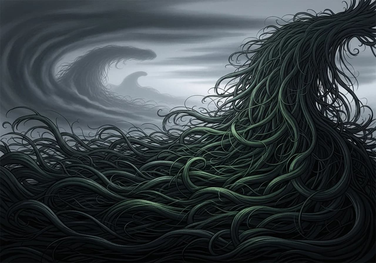 흉몽: 통제 불능의 빠른 머리 성장