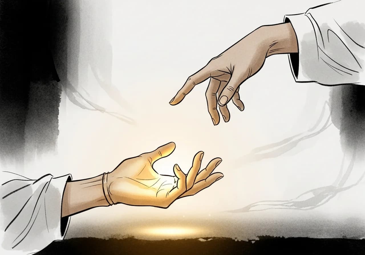 Auspicious: Picking Up the Severed Hand