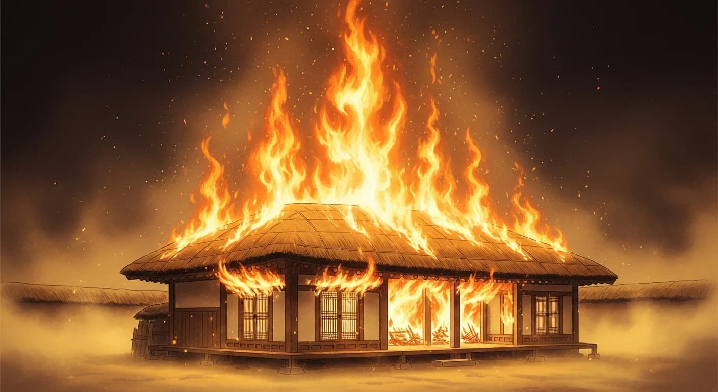 House on Fire Dream Meaning — What Korean Dream Tradition Says