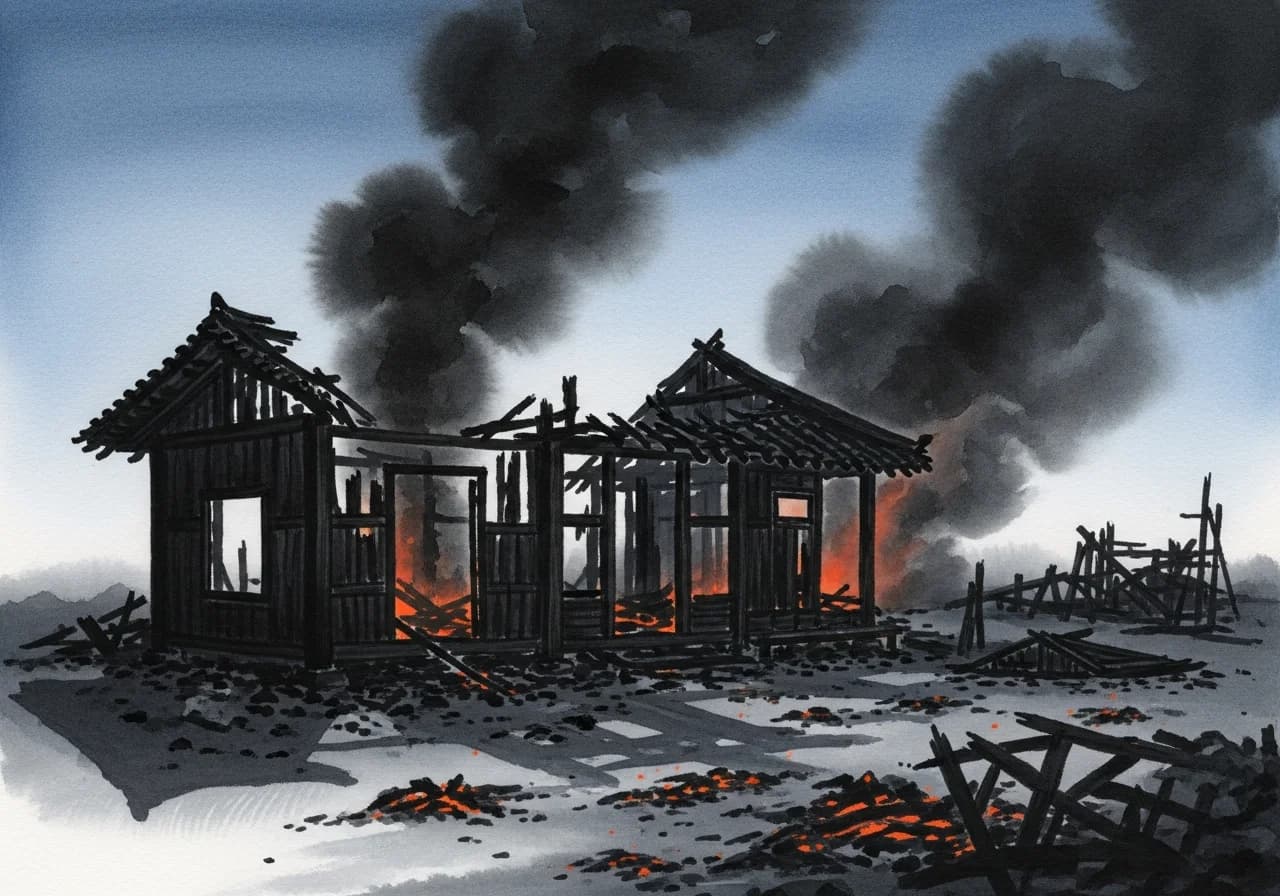 검은 연기·약한 불꿈 — 주의가 필요한 흉몽의 신호