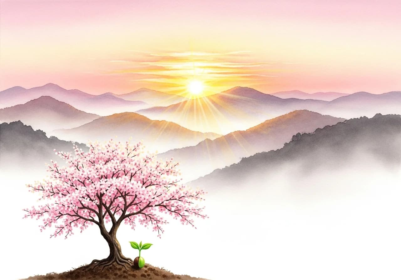 길몽 — 고통 끝의 눈부신 성취