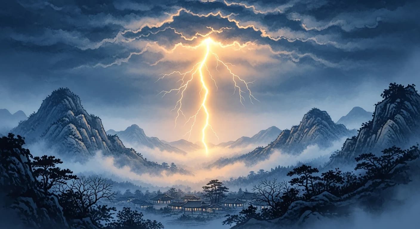 Lightning Dream Meaning — Korean Interpretation of 번개꿈