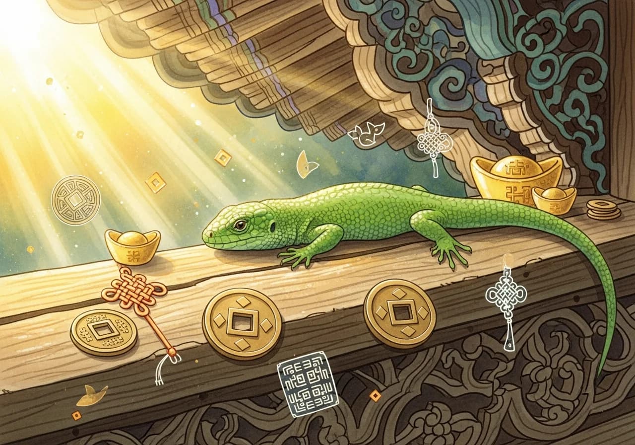 길몽 — 도마뱀을 잡거나 죽이는 꿈