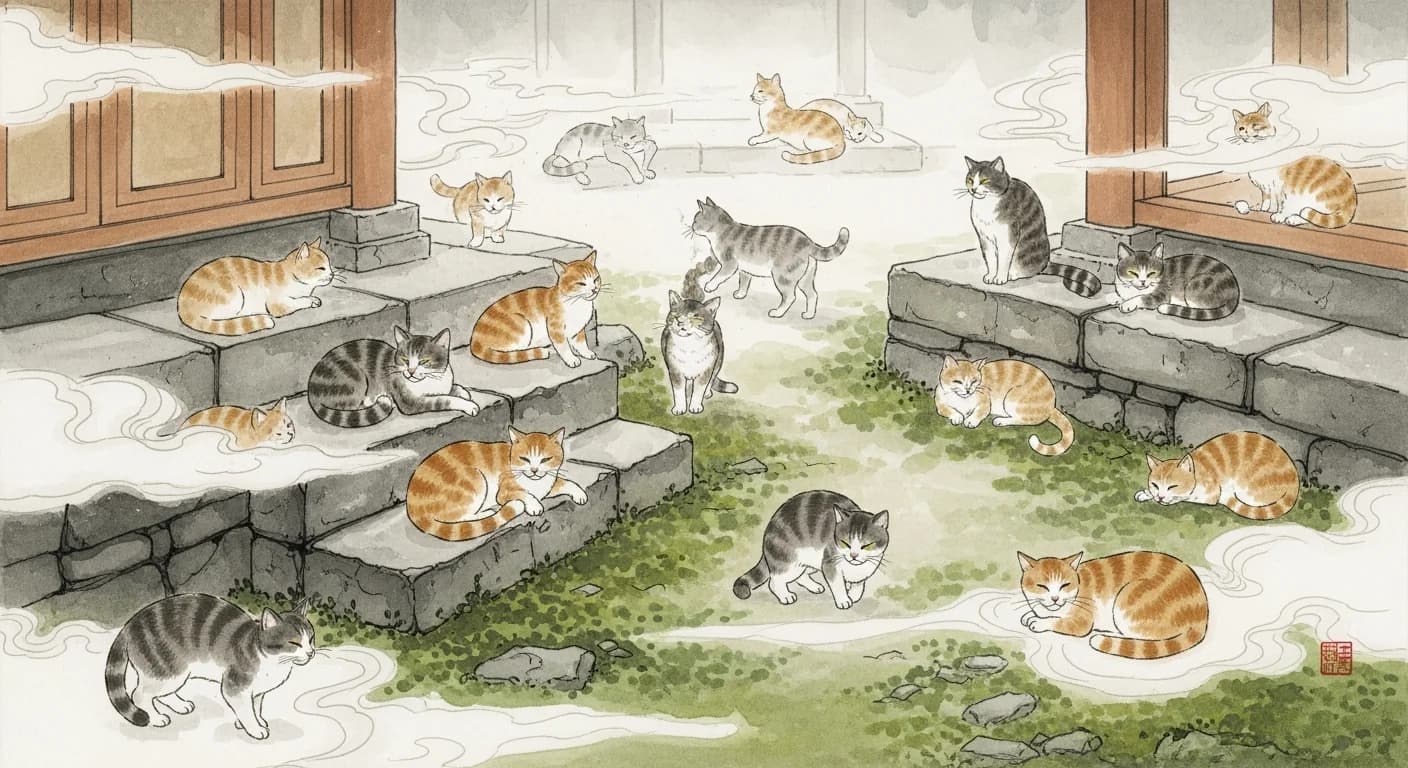 Many Cats Dream Meaning