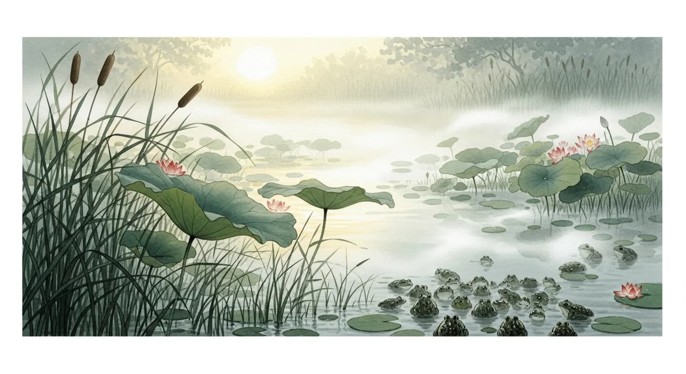 Many Frogs Dream Meaning — Between Abundance and Warning