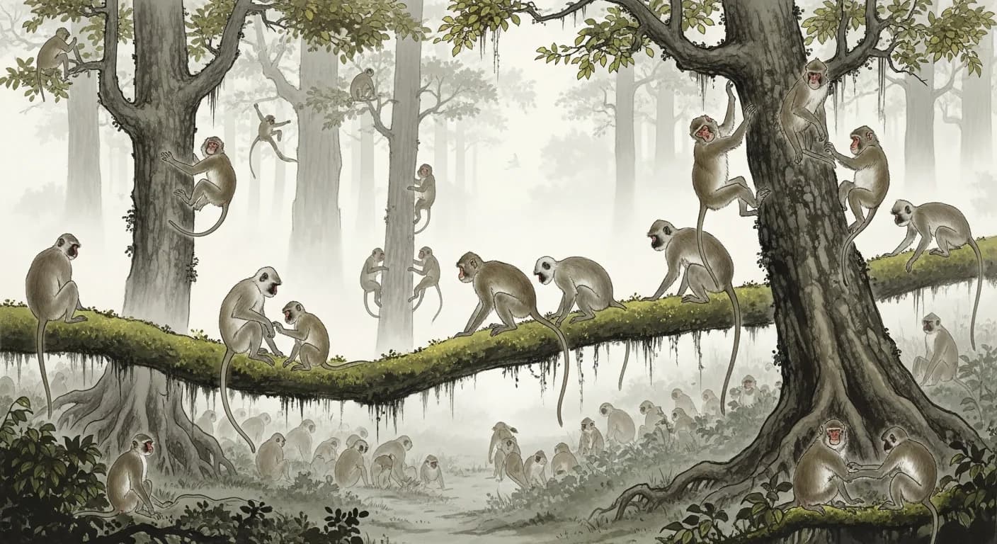 Many Monkeys Dream Meaning