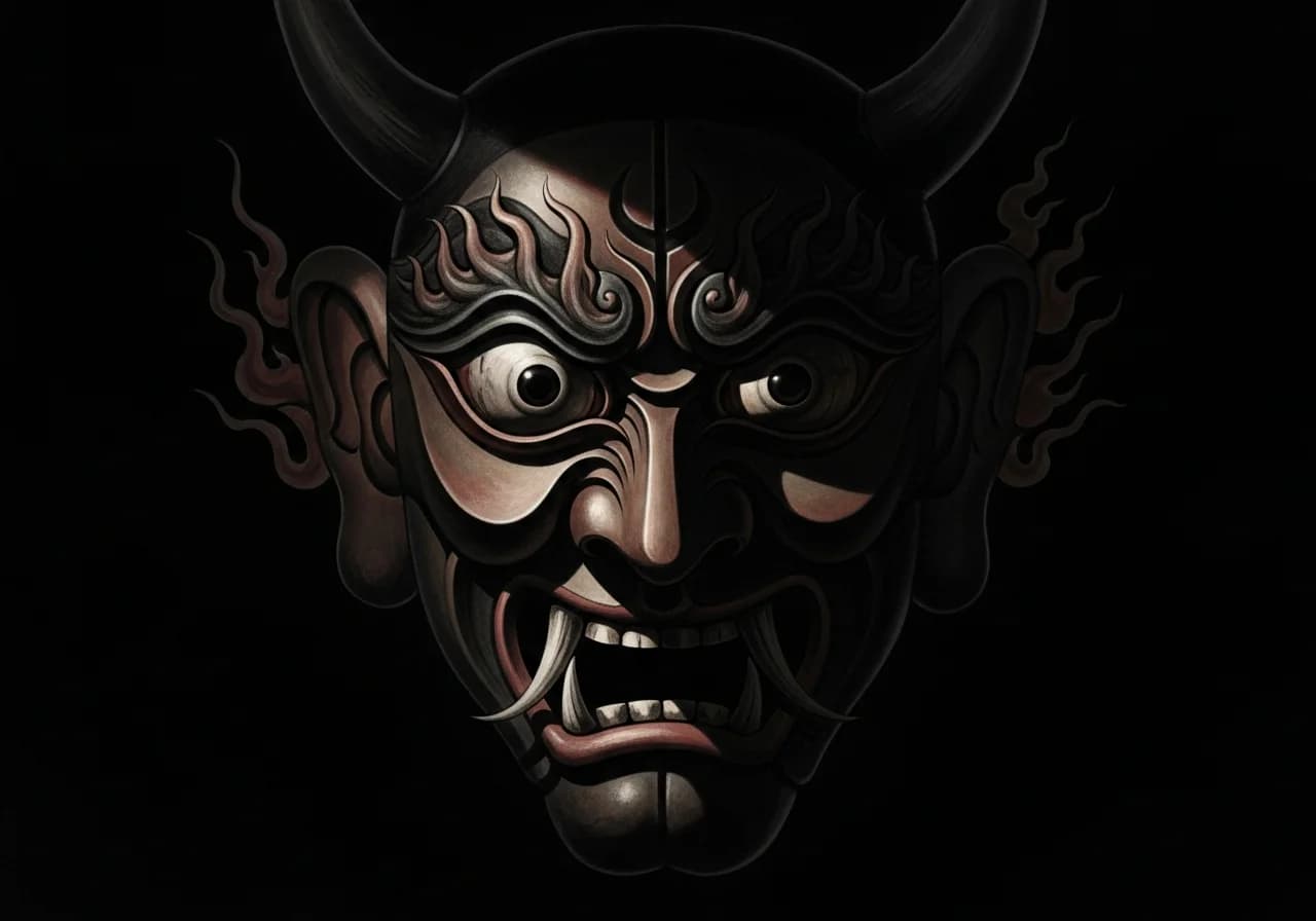 Inauspicious — Unable to Remove the Mask or Facing a Terrifying One