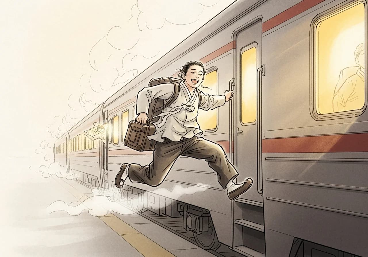 Inauspicious: Watching the Train Depart Without You