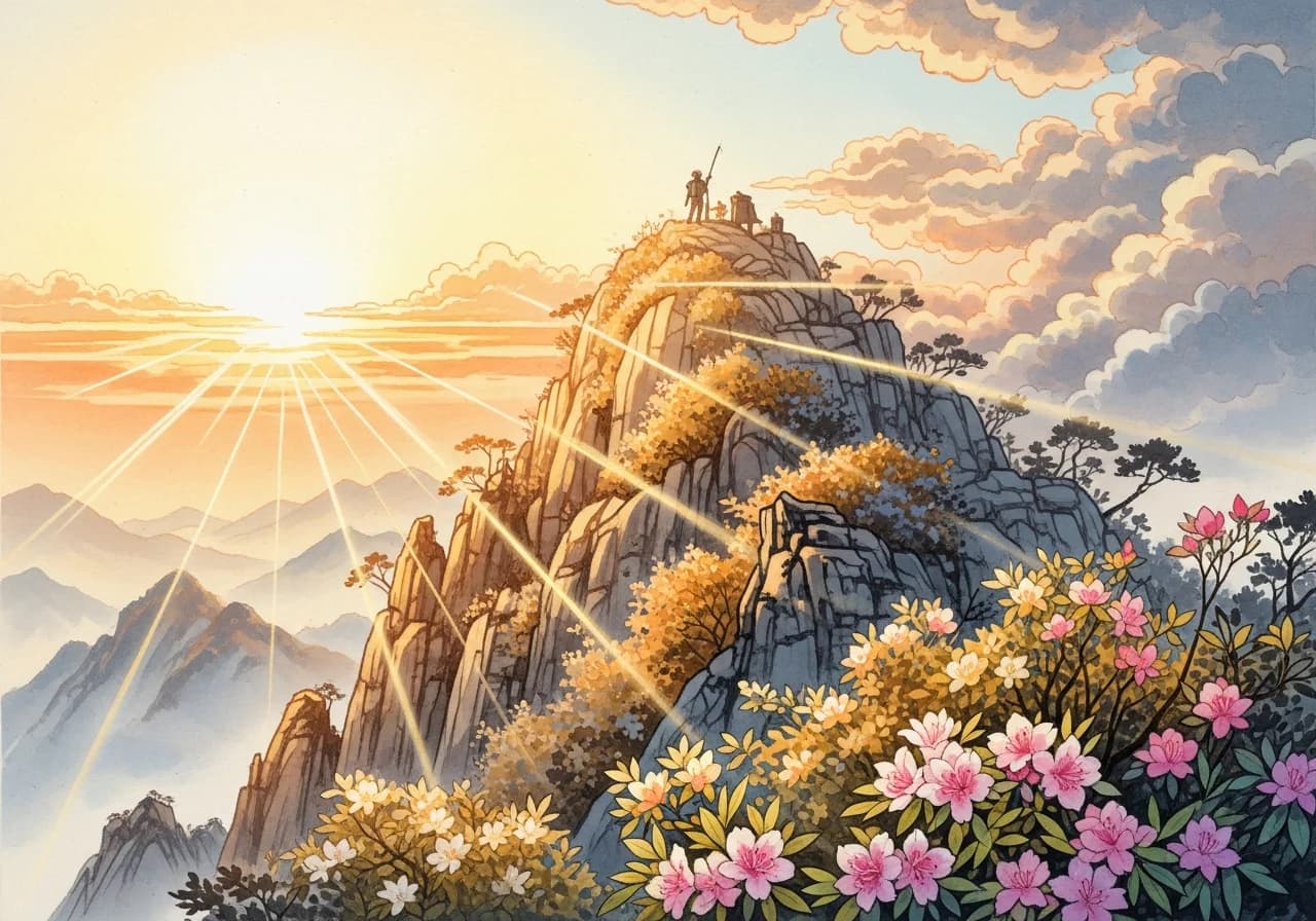 Reaching the Mountain Summit — Auspicious Interpretations