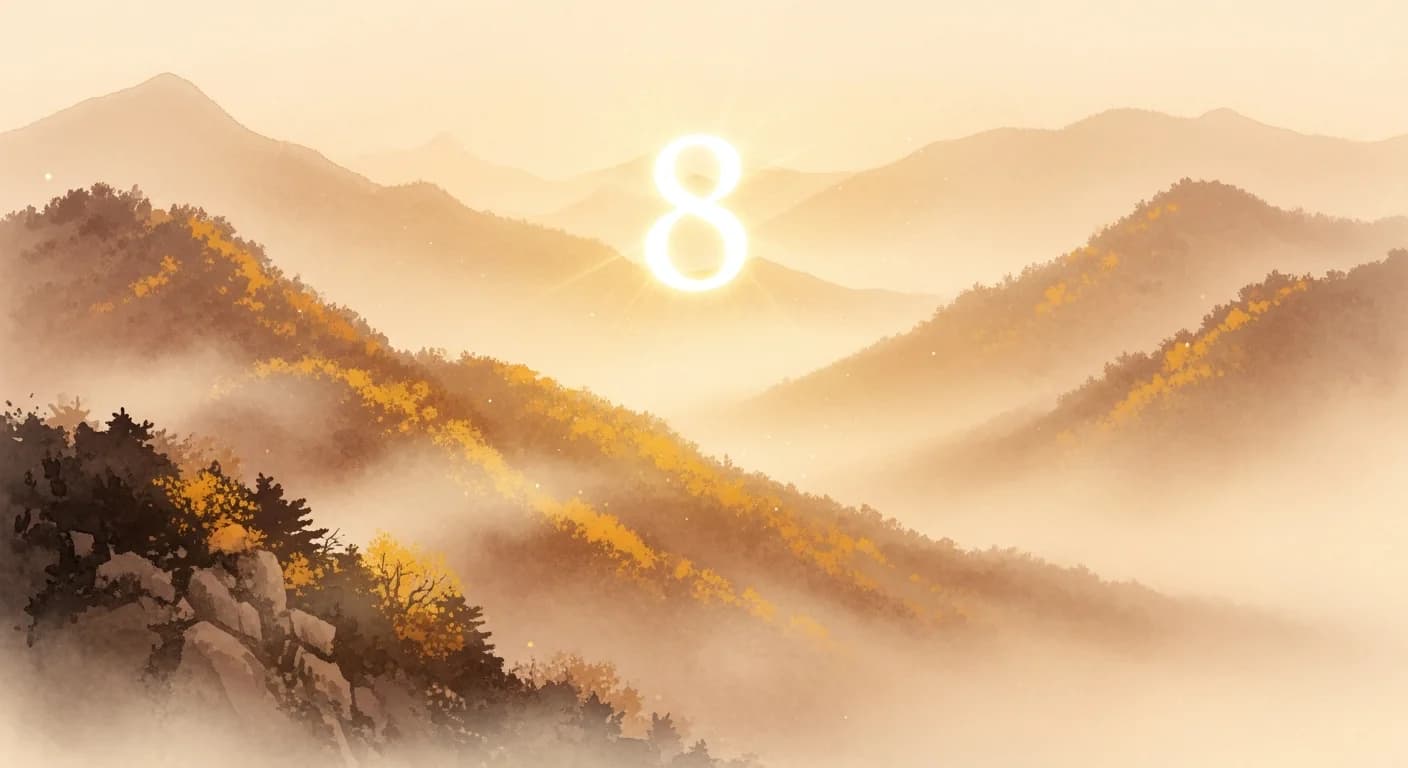 숫자 8 꿈해몽 - 재물과 번영을 부르는 꿈
