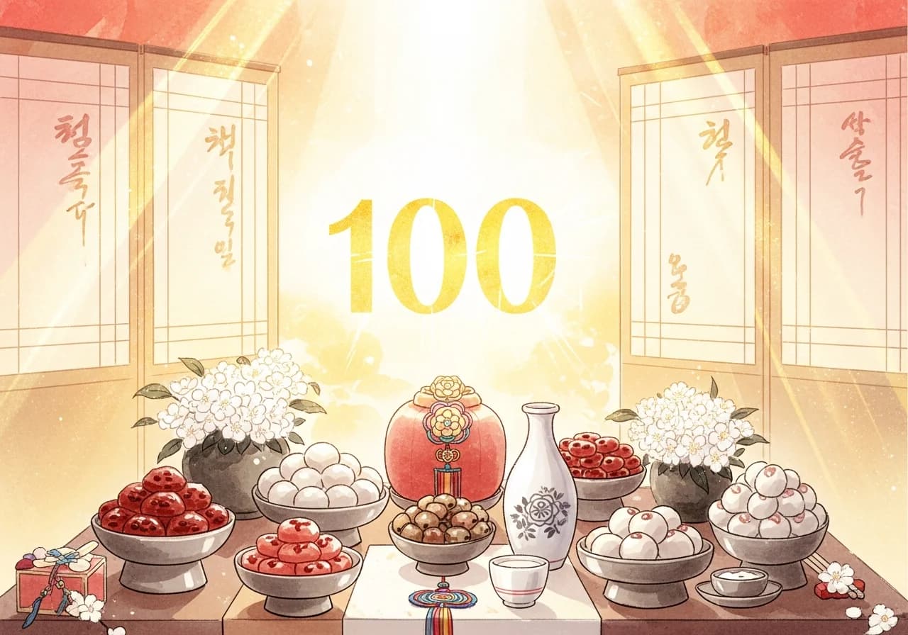 숫자 100 꿈 — 완성과 성취의 강력한 길몽
