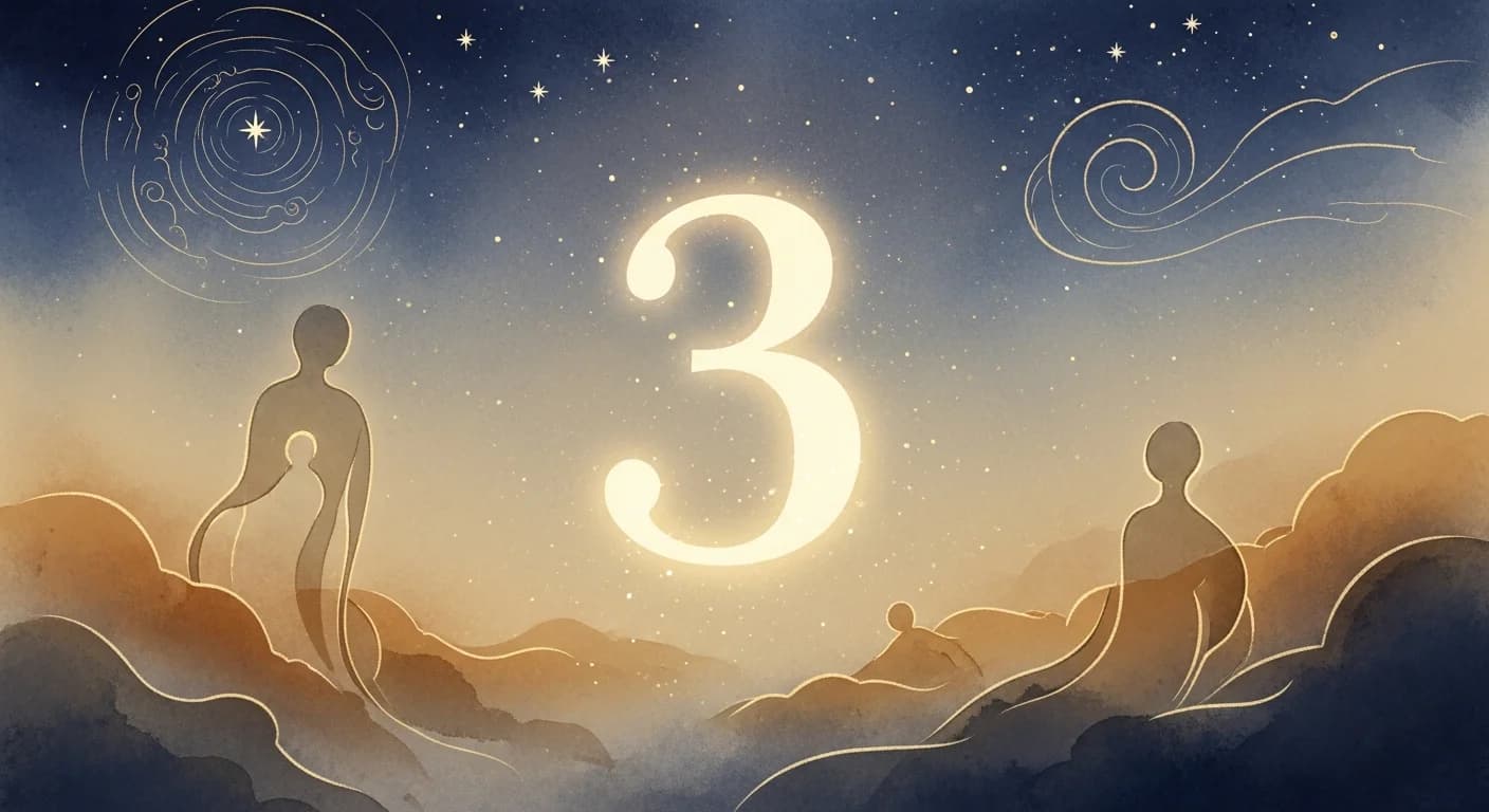 Number 3 Dream Meaning — The Sacred Number of Heaven, Earth, and Humanity