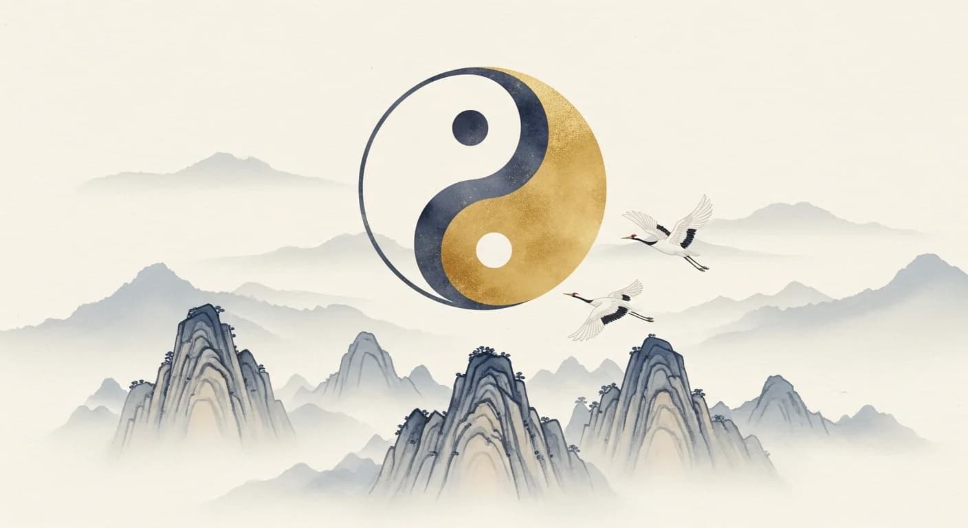 숫자 2 꿈해몽 — 파트너십, 음양의 균형, 그리고 선택의 기로