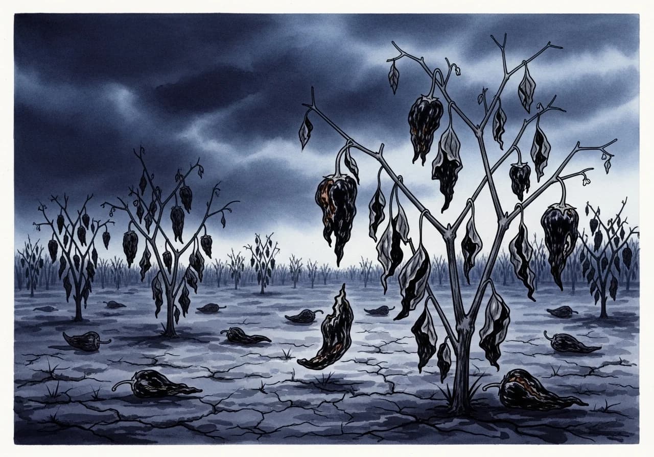 고추가 떨어지거나 썩는 꿈 — 주의가 필요한 흉몽