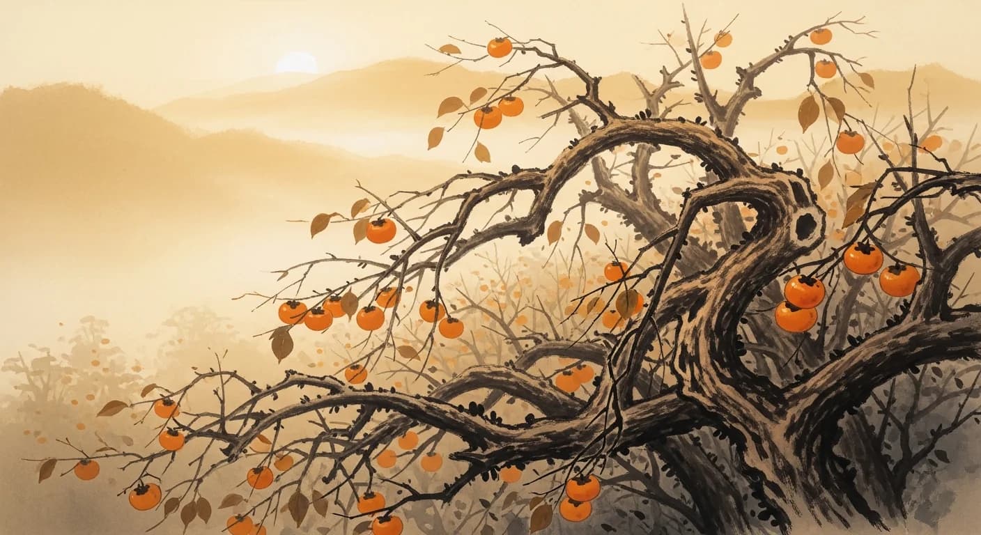 Persimmon Dream Meaning — Complete Korean Dream Interpretation Guide