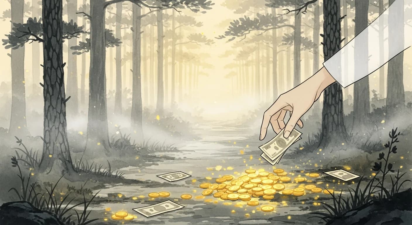 줍는 꿈 해몽 — 무엇을 줍느냐에 따라 운명이 달라집니다