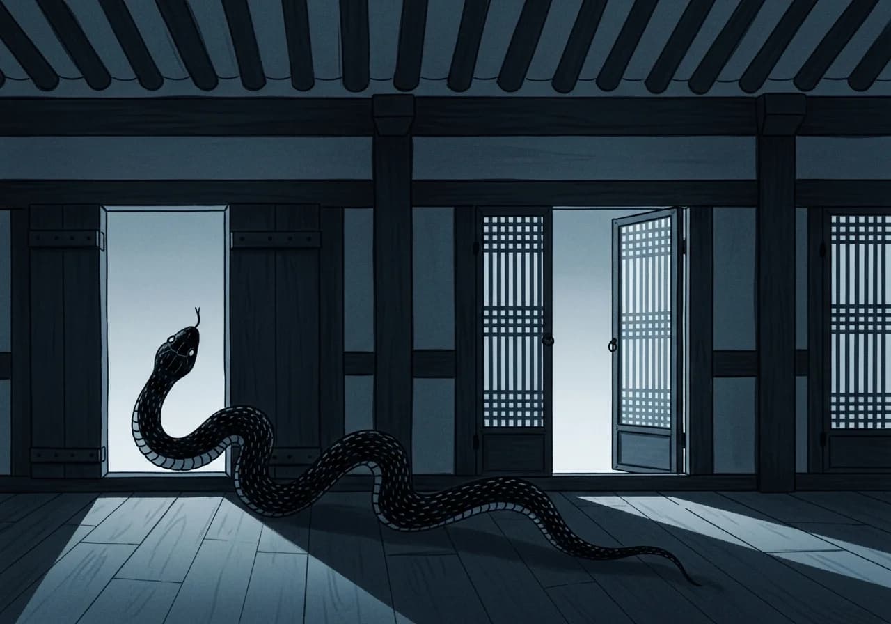 흉몽 — 경고의 신호를 보내는 구렁이 꿈