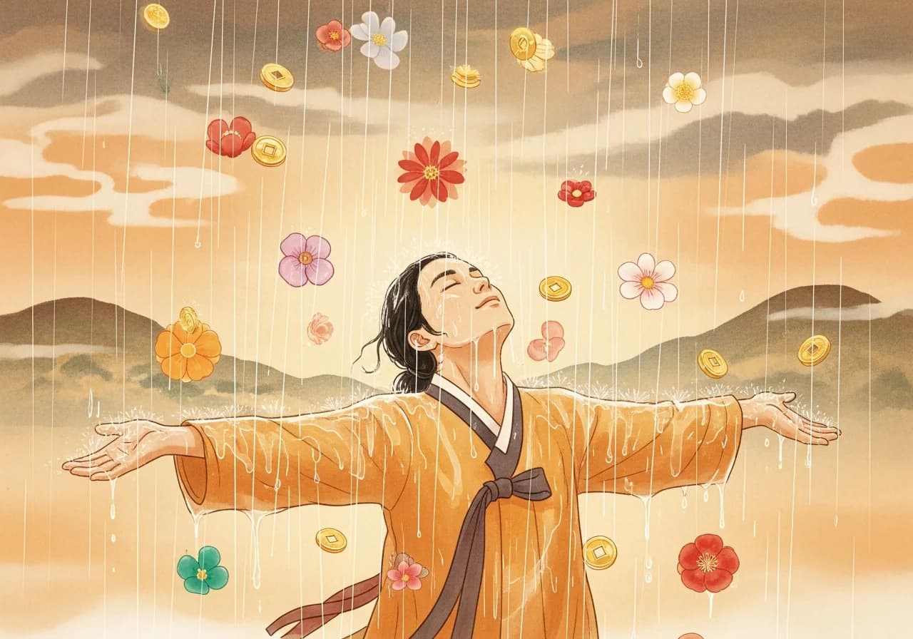 Auspicious — Abundant Rain and Getting Drenched