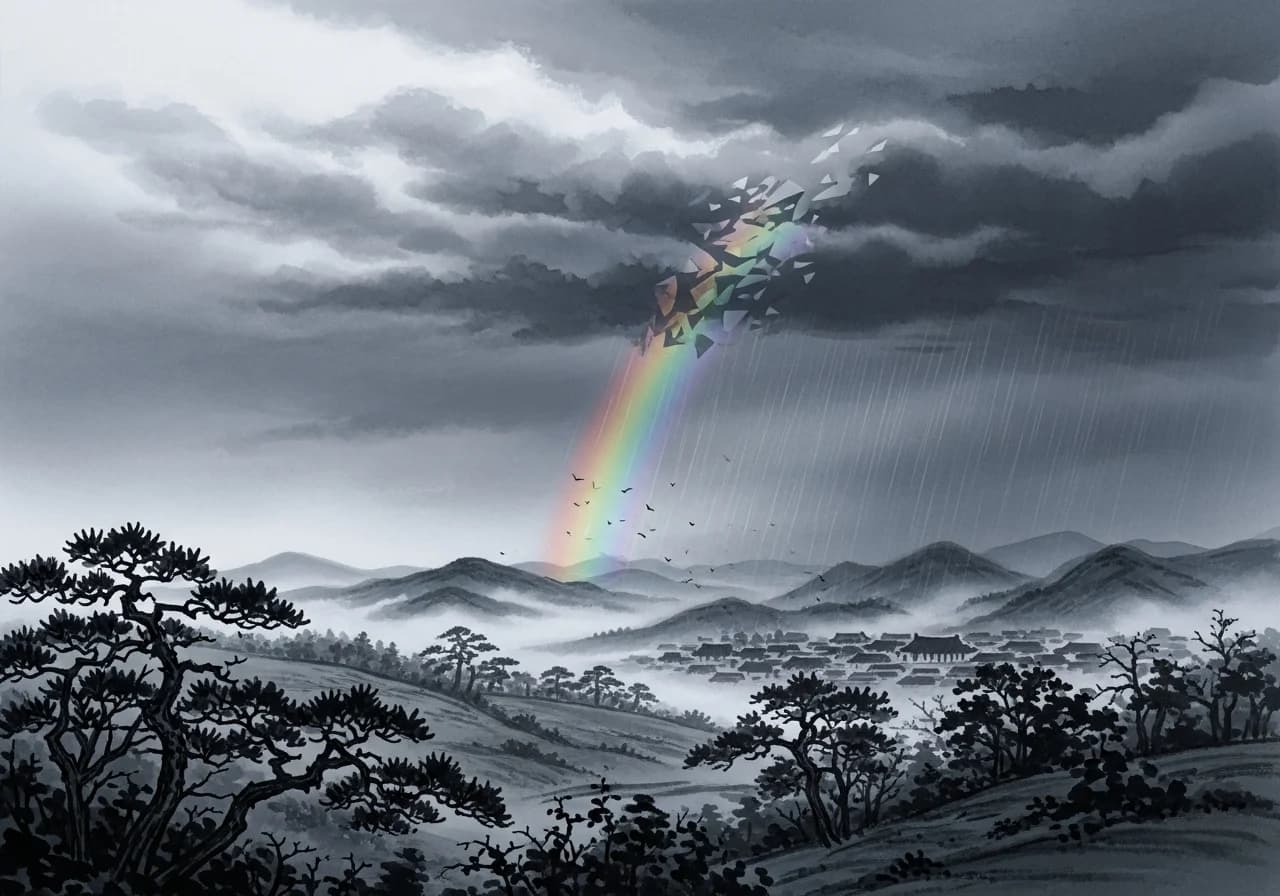 Broken Rainbows and Dark Rainbows — A Note of Caution