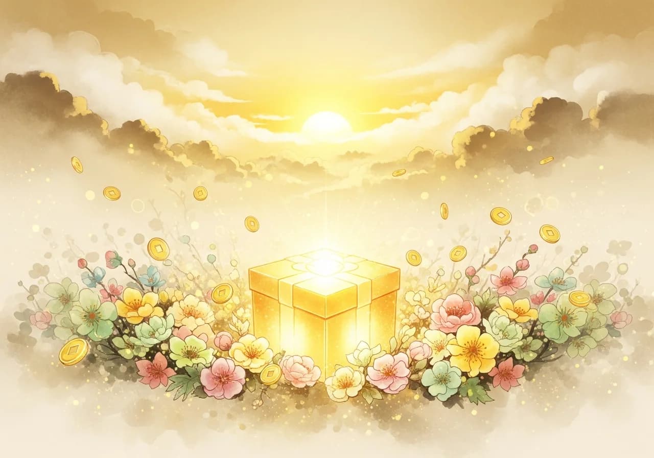 선물 받는 꿈 — 길몽의 신호