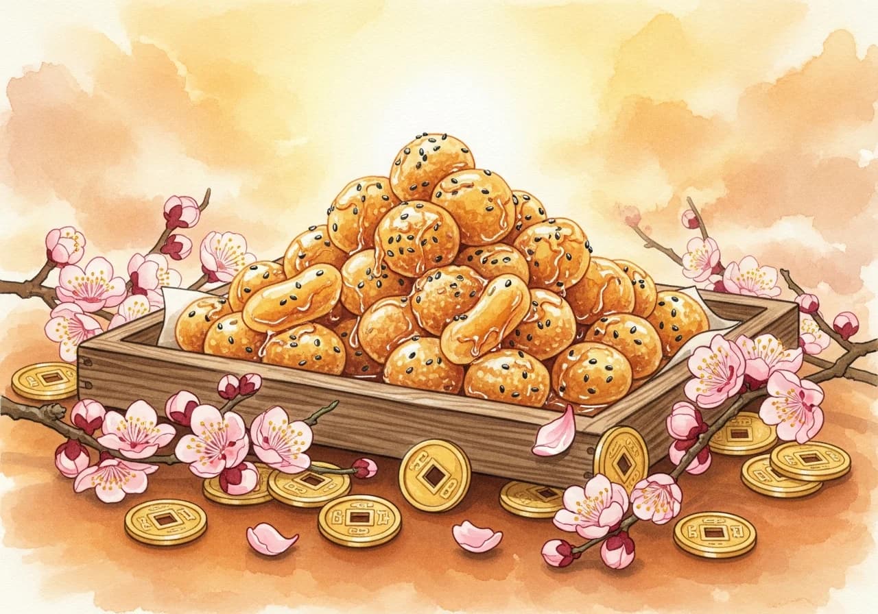 Auspicious Rice Cake Dreams — Signs of Wealth and Good Fortune