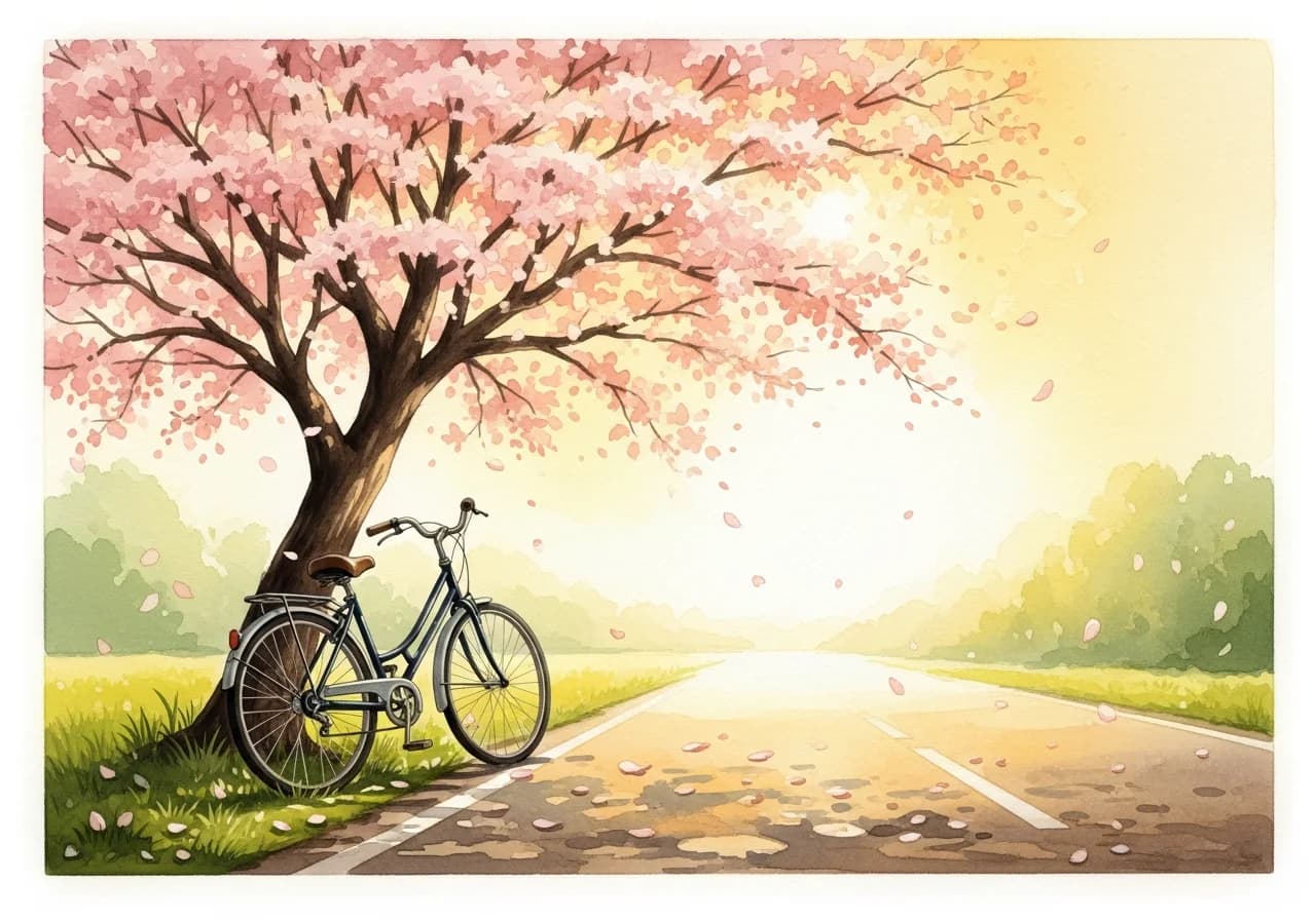 시원하게 달리는 자전거 꿈 — 강력한 길몽