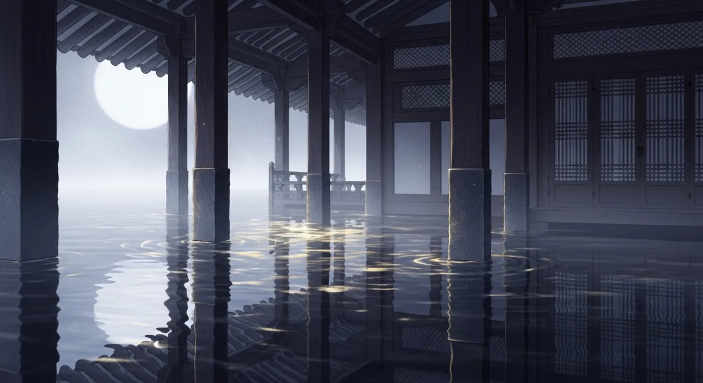 물이 차오르는 꿈 해몽 — 길몽과 흉몽을 가르는 핵심 기준