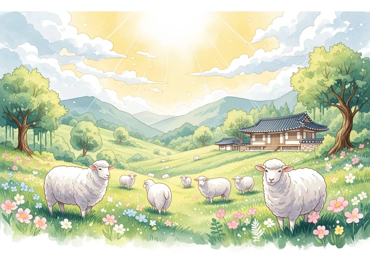 Auspicious Sheep Dreams: Wealth and Helpful Patrons Are Coming