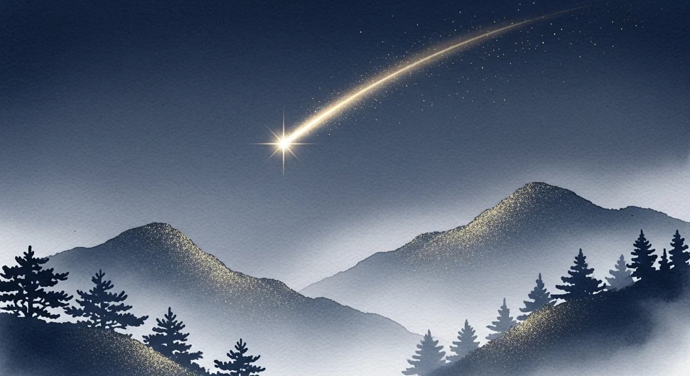 Shooting Star Dream Meaning — Korean Dream Interpretation (꿈해몽)