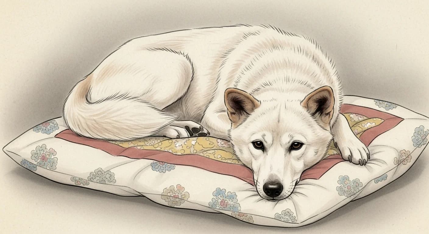 아픈 개 꿈해몽 — 병든 개가 꿈에 나타났다면