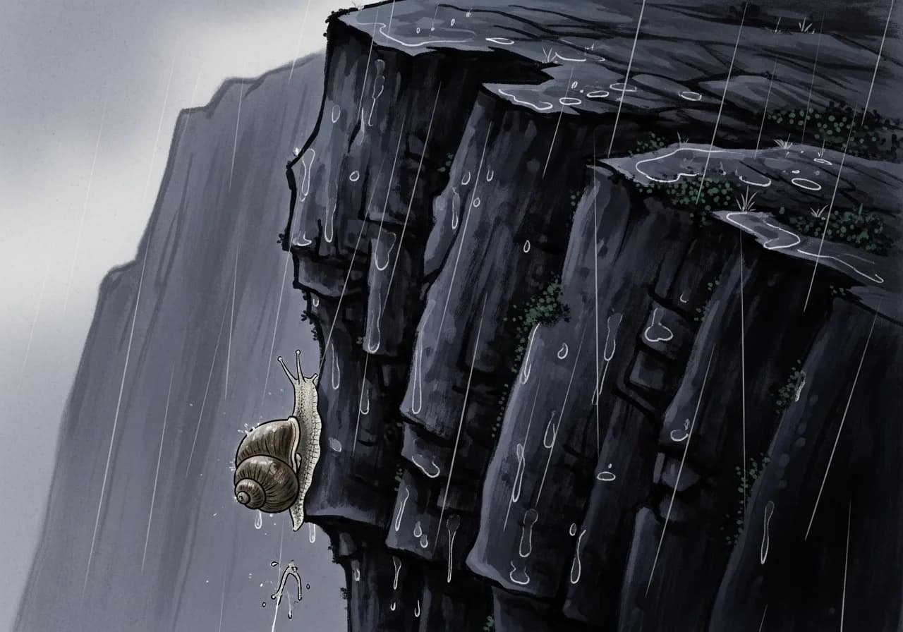 달팽이 꿈 — 흉몽: 사업 부진과 배신을 경고한다