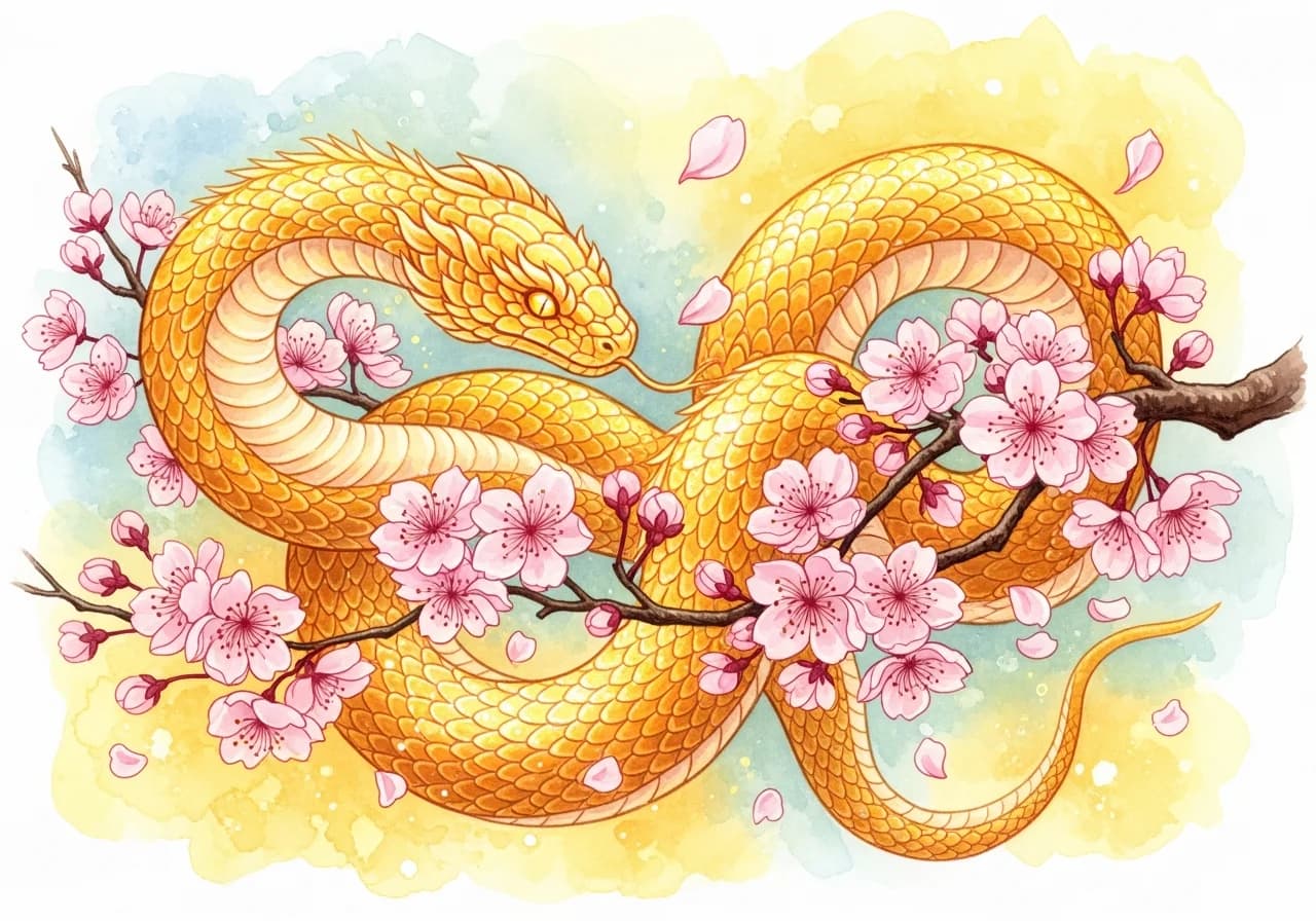 뱀 태몽의 길몽 해석 — 크고 위엄 있는 구렁이