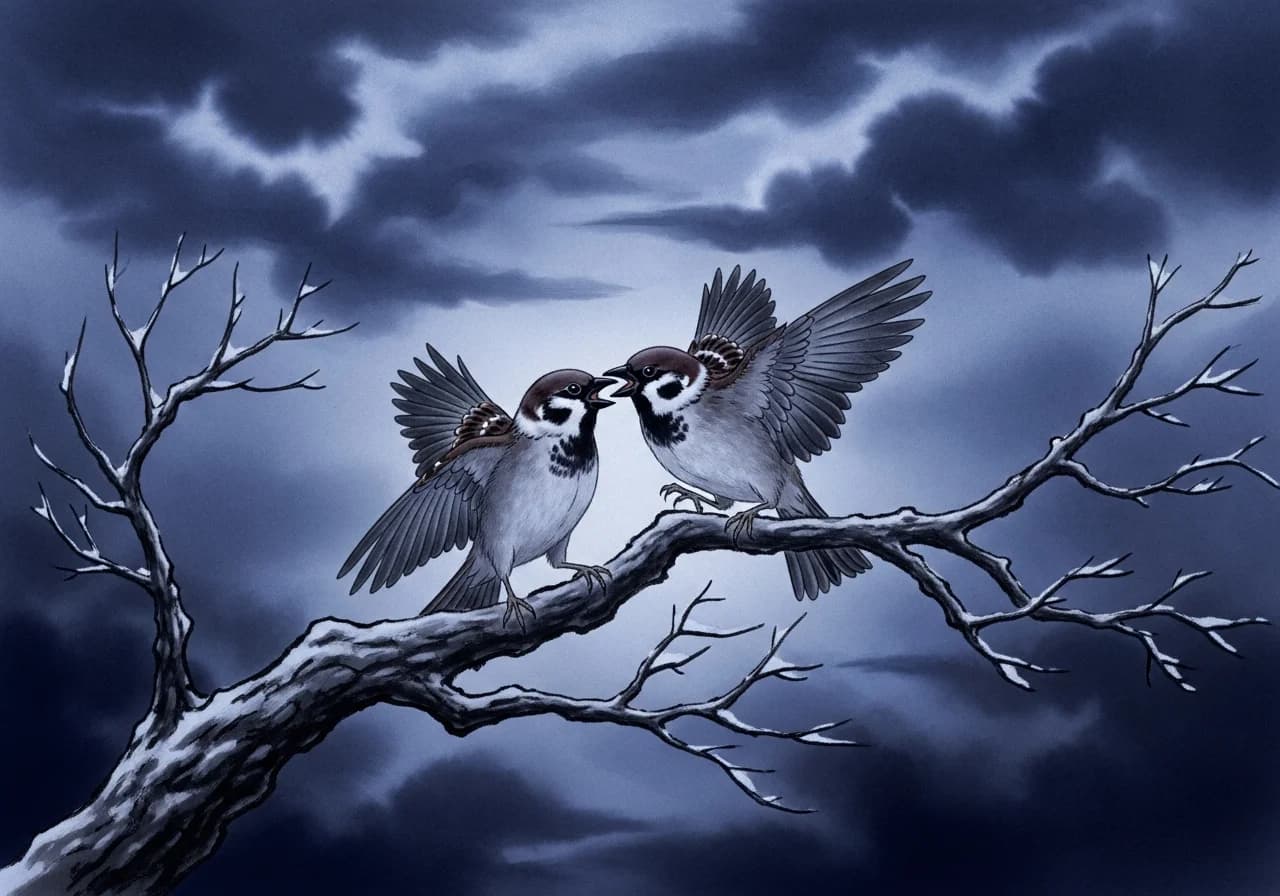 참새 꿈 흉몽 — 구설수와 다툼, 기회 상실 경고