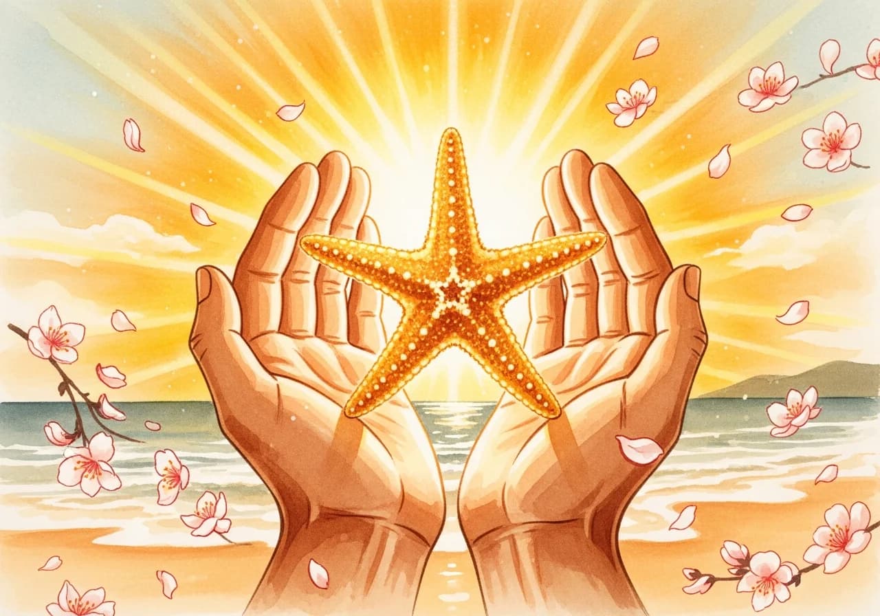 Auspicious Starfish Dreams — Wealth, Recovery, and Good Fortune