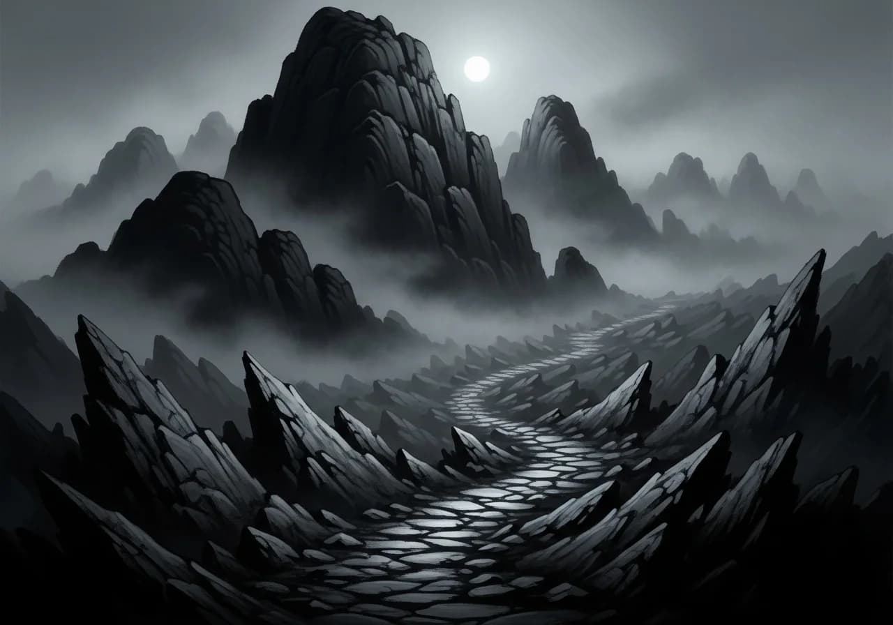 Inauspicious: Being Struck or Buried by Stones — Hardship and Health Warnings