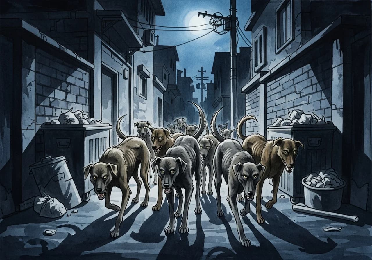 떠돌이 개 꿈 — 흉몽으로 읽는 경우