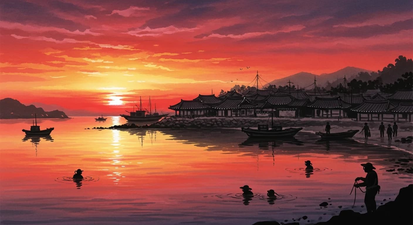 Sunset Dream Meaning — Korean Interpretation of 해가 지는 꿈