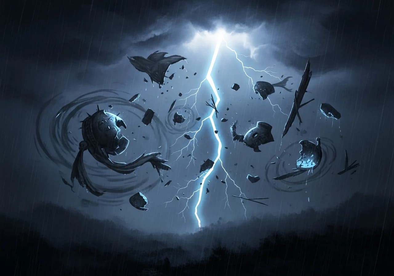 초능력 꿈 — 흉몽 해석: 감정 불안과 과부하 경고