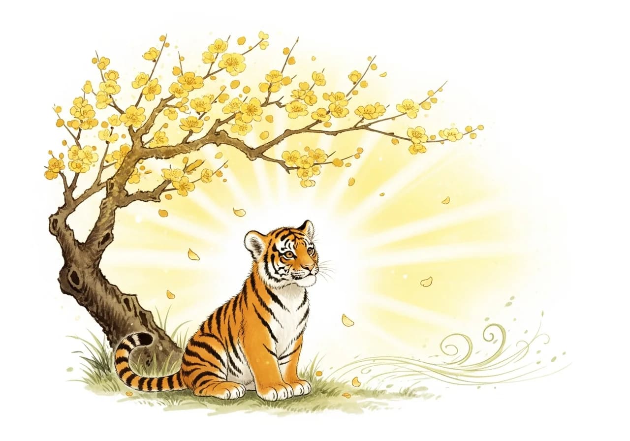Auspicious Tiger Cub Dreams (길몽)
