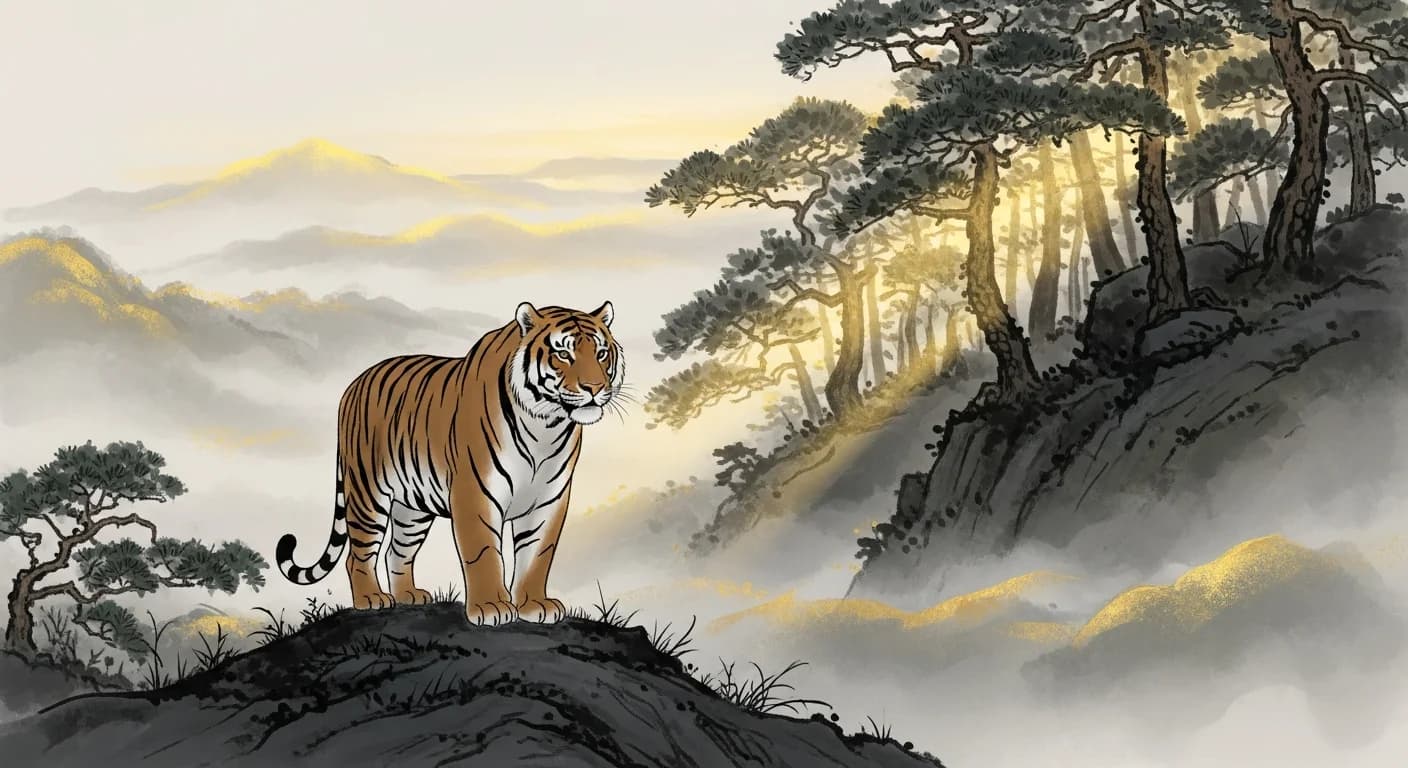 Tiger Taemong — When the Mountain God's Messenger Appears