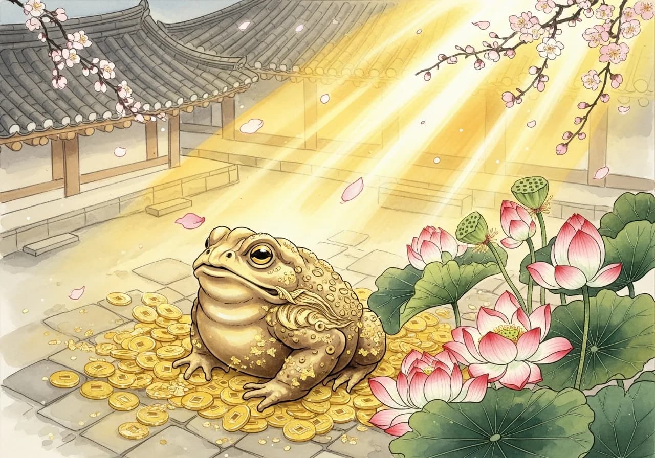 두꺼비 꿈 — 재물과 복을 부르는 대길몽