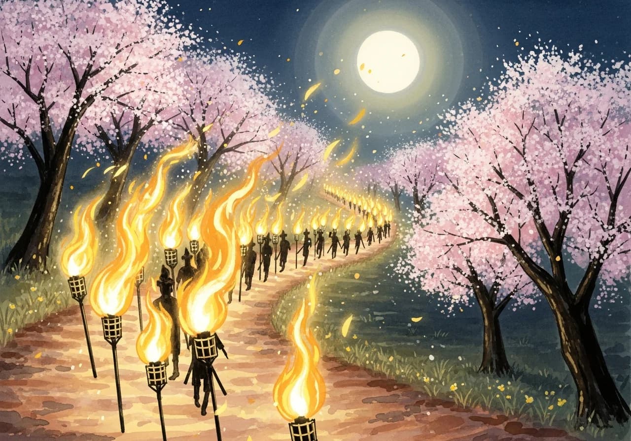 Auspicious Dreams — A Burning Torch Signals Mentors and Success