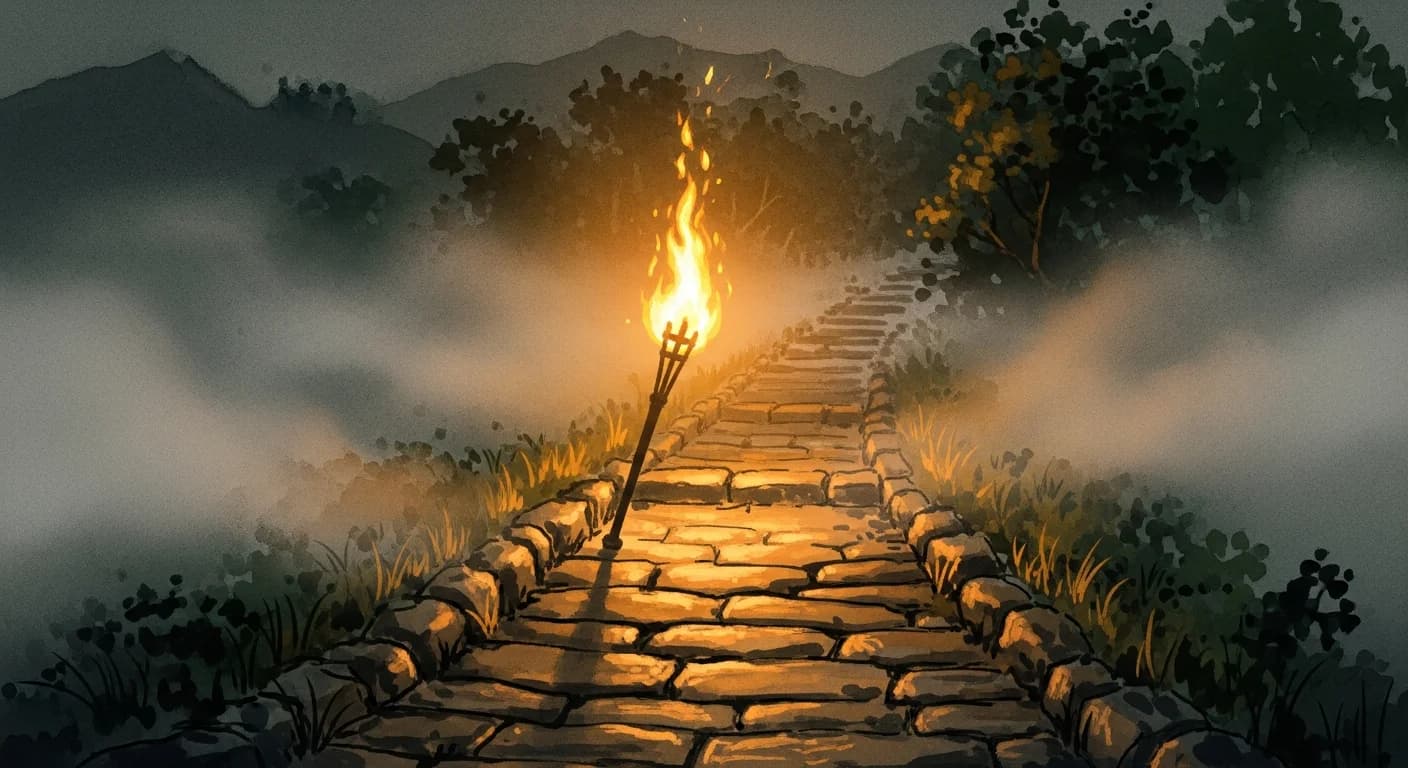 Torch Dream Meaning — Wisdom, Leadership, and Warning in Korean Dream Lore