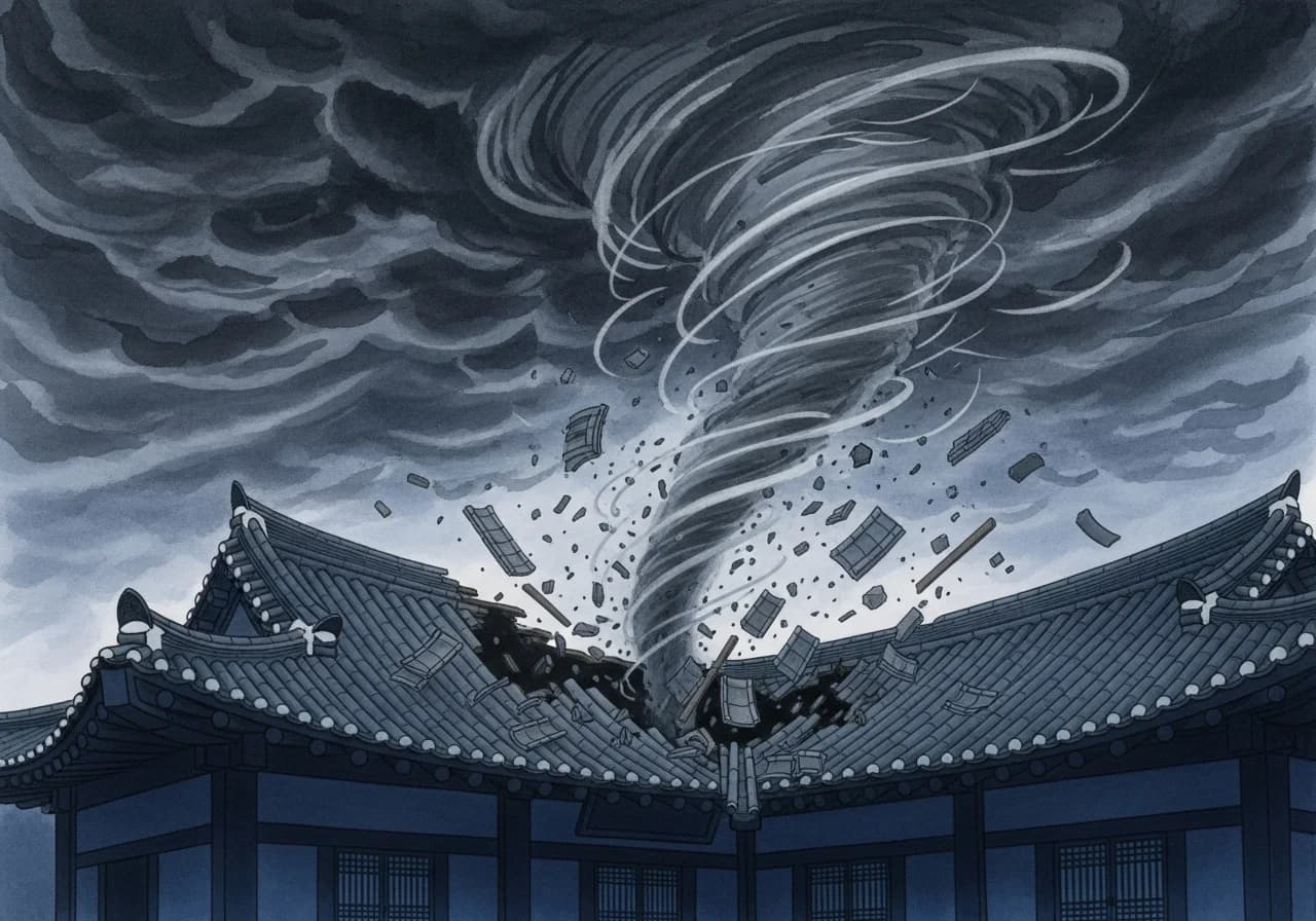 흉몽 — 토네이도에 당하거나 집이 무너지는 꿈