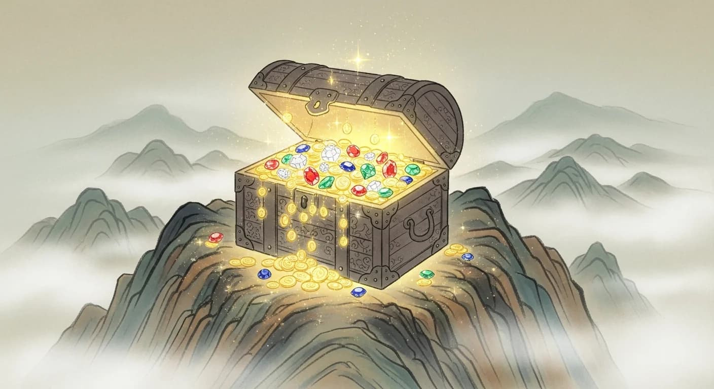 Treasure Dream Meaning — Fortune, Hidden Potential & Korean Symbolism