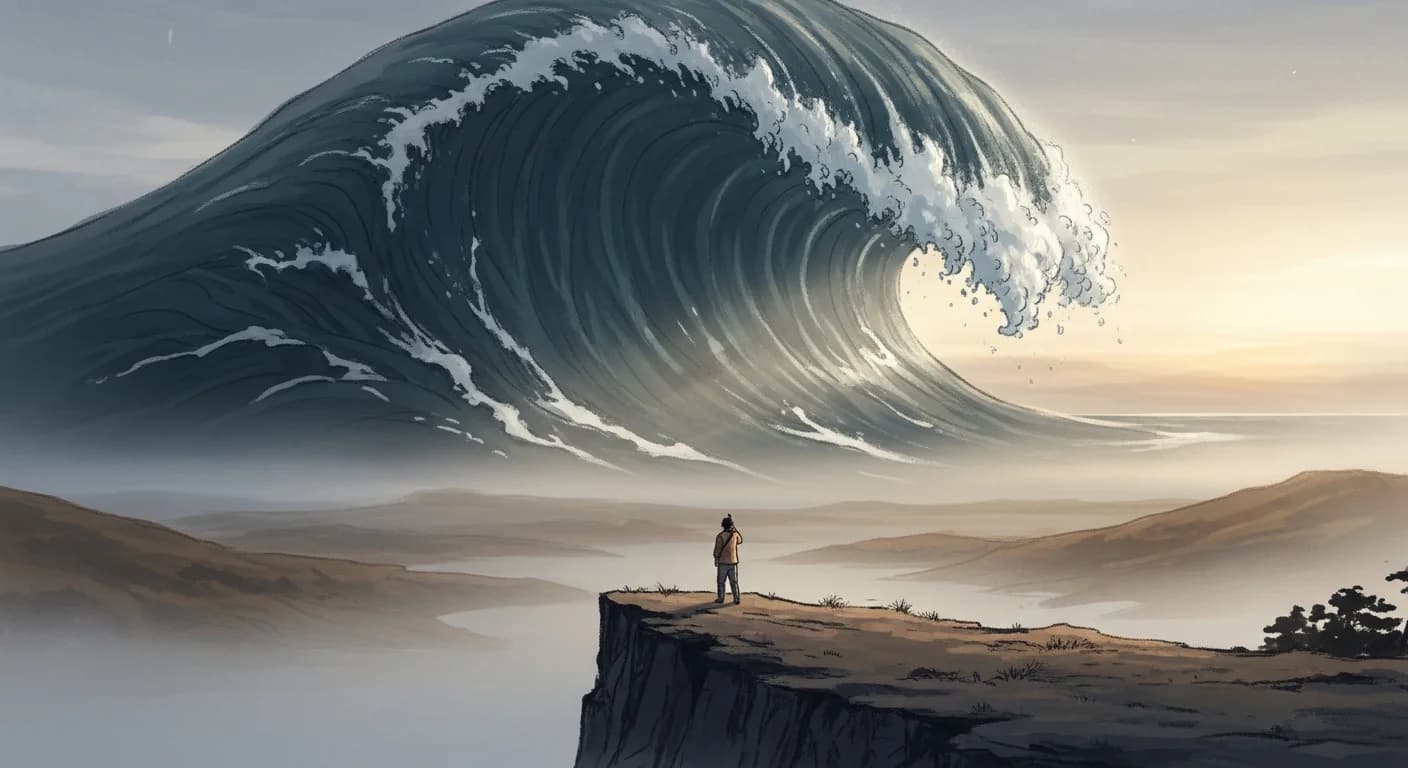 Tsunami Dream Meaning — Korean Folk Interpretation of Tidal Wave Dreams