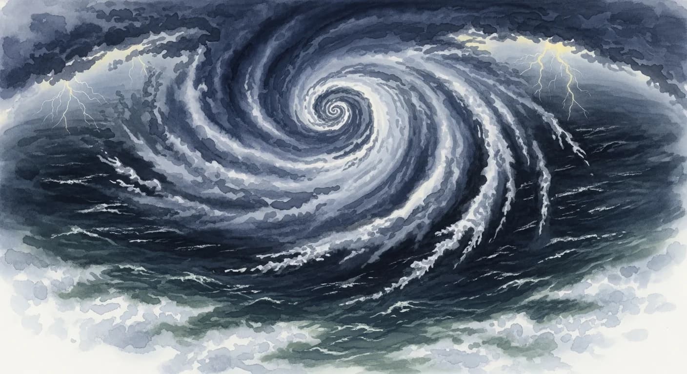 Typhoon Dream Meaning — The Storm That Foretells Life's Turning Points