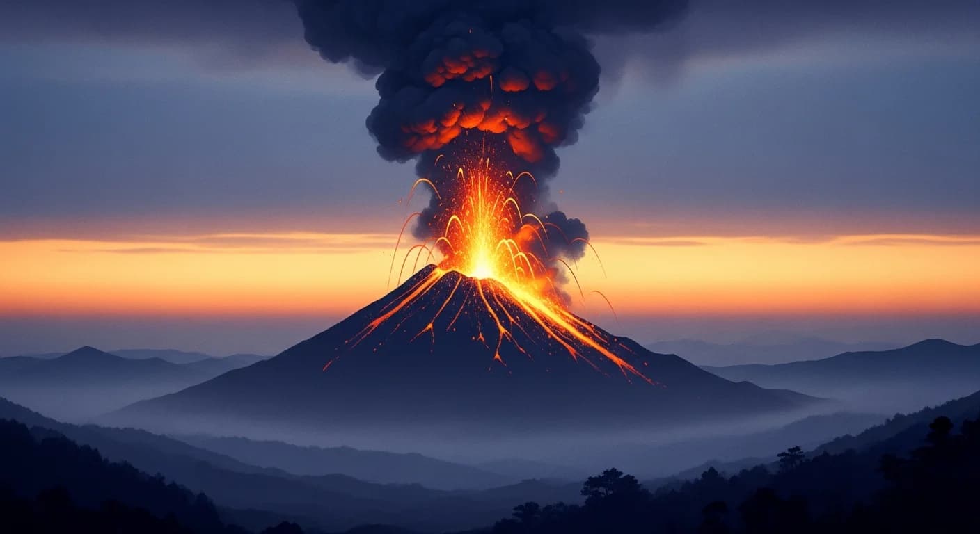 Volcano Dream Meaning — Korean Dream Interpretation (화산꿈 해몽)